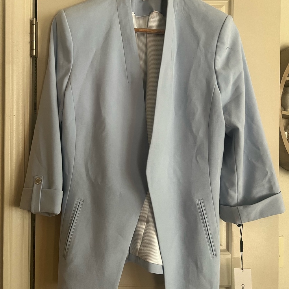 Calvin Klein Light Blue Women's Blazer